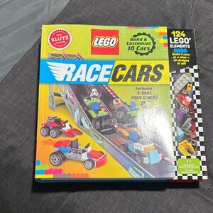 Lego Race Cars Building Set - Yellow, Blue, Red, Black